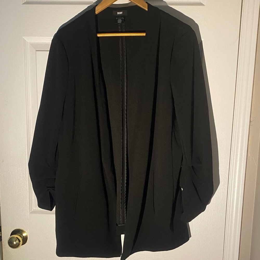 DKNY Women's Elegant Black Blazer#7
